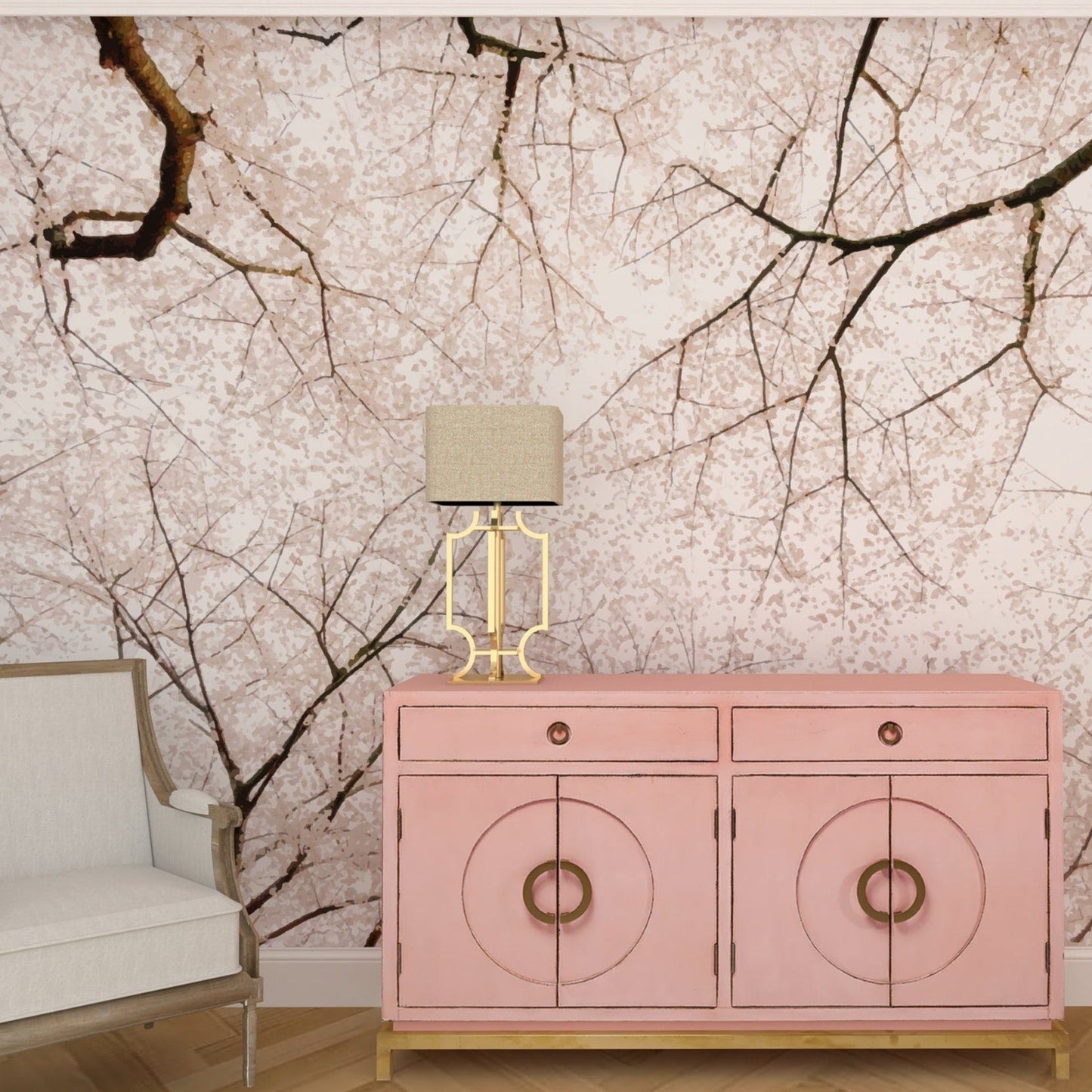 Cherry Blossom Mural Wallpaper