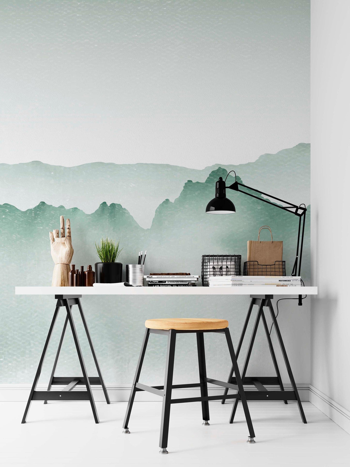 Watercolour Ombre Wallpaper