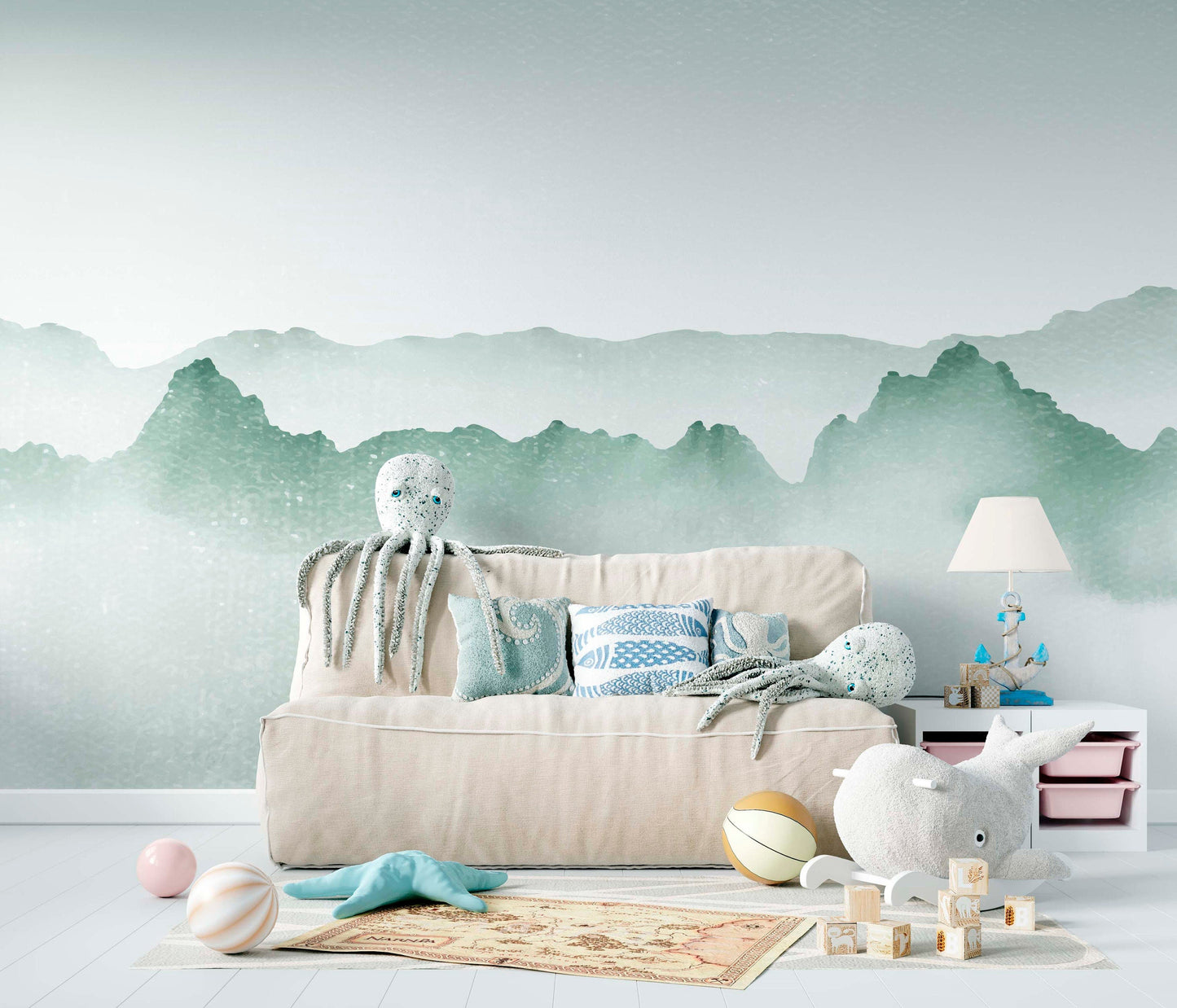 Watercolour Ombre Wallpaper