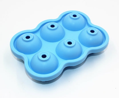 Large Ice Cube Maker Silicone Mold 6 Cell Ice Ball - Shopping Warriors