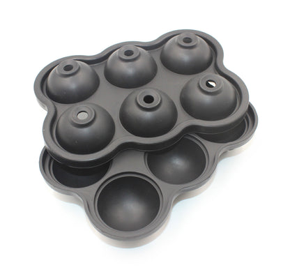 Large Ice Cube Maker Silicone Mold 6 Cell Ice Ball - Shopping Warriors