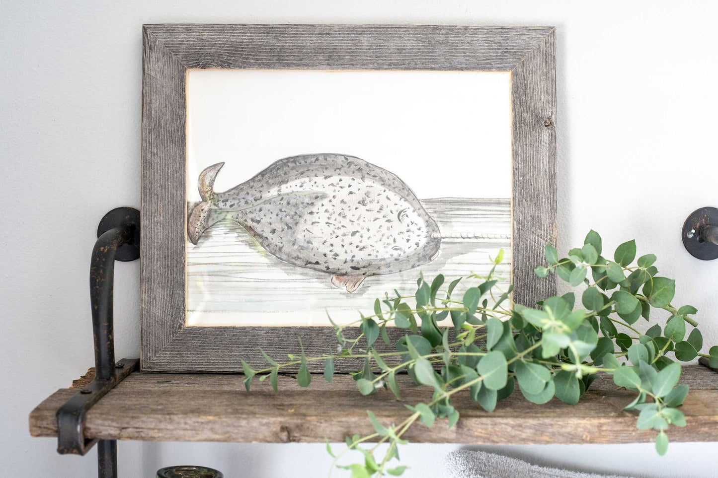 5inches x 7inches Natural Weathered Gray Picture Frame