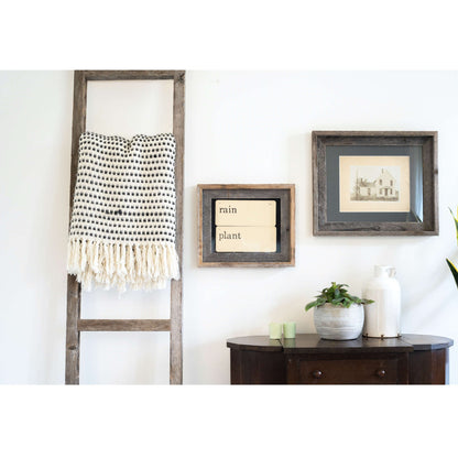 11x14  Rustic Cinder Picture Frame with Plexiglass Holder