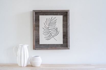 11inchesx14inches Rustic Weathered Gray Picture Frame with Plexiglass