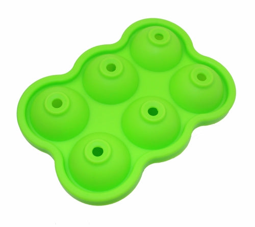 Large Ice Cube Maker Silicone Mold 6 Cell Ice Ball - Shopping Warriors