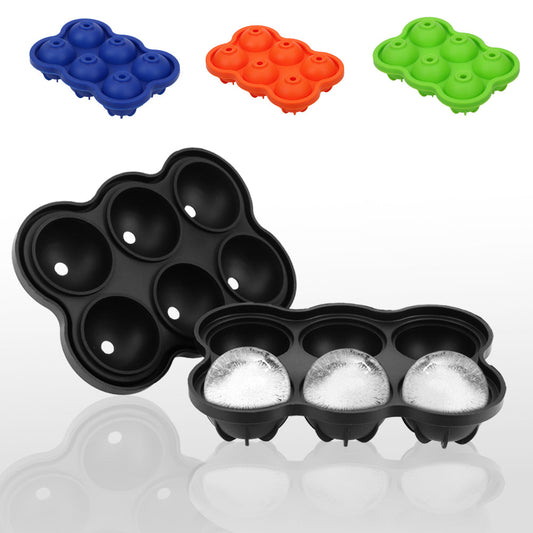Large Ice Cube Maker Silicone Mold 6 Cell Ice Ball - Shopping Warriors