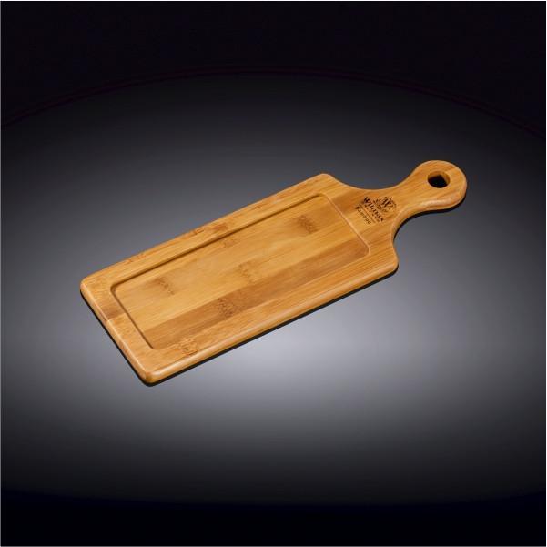 11" Bamboo Tray - Perfect for Appetizers, Barbecue & Burgers