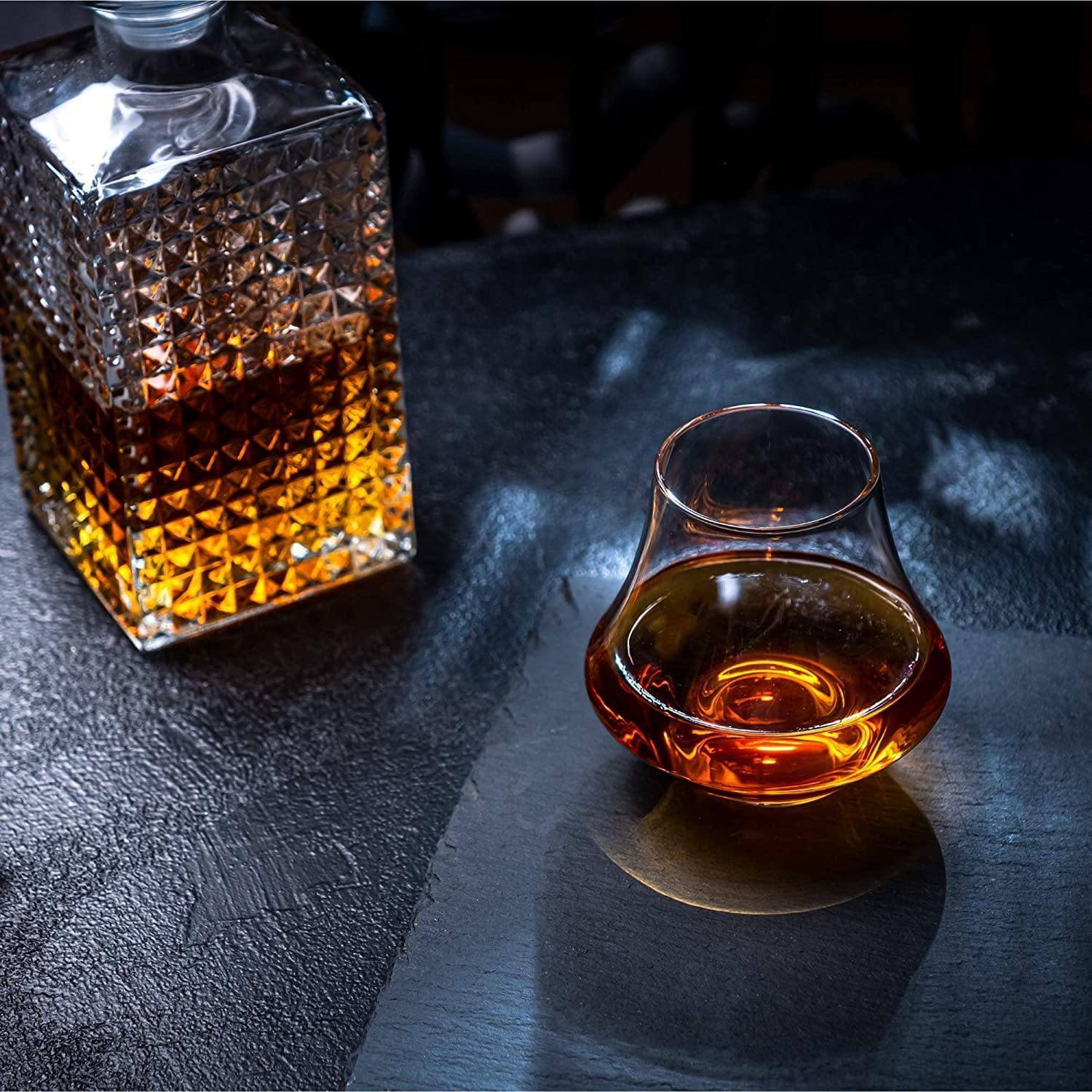Whiskey Stones & Crystal Nosing Tasting Glass Gift Set - Shopping Warriors