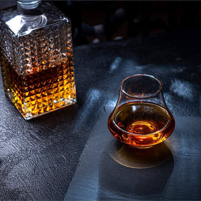 Whiskey Stones & Crystal Nosing Tasting Glass Gift Set - Shopping Warriors