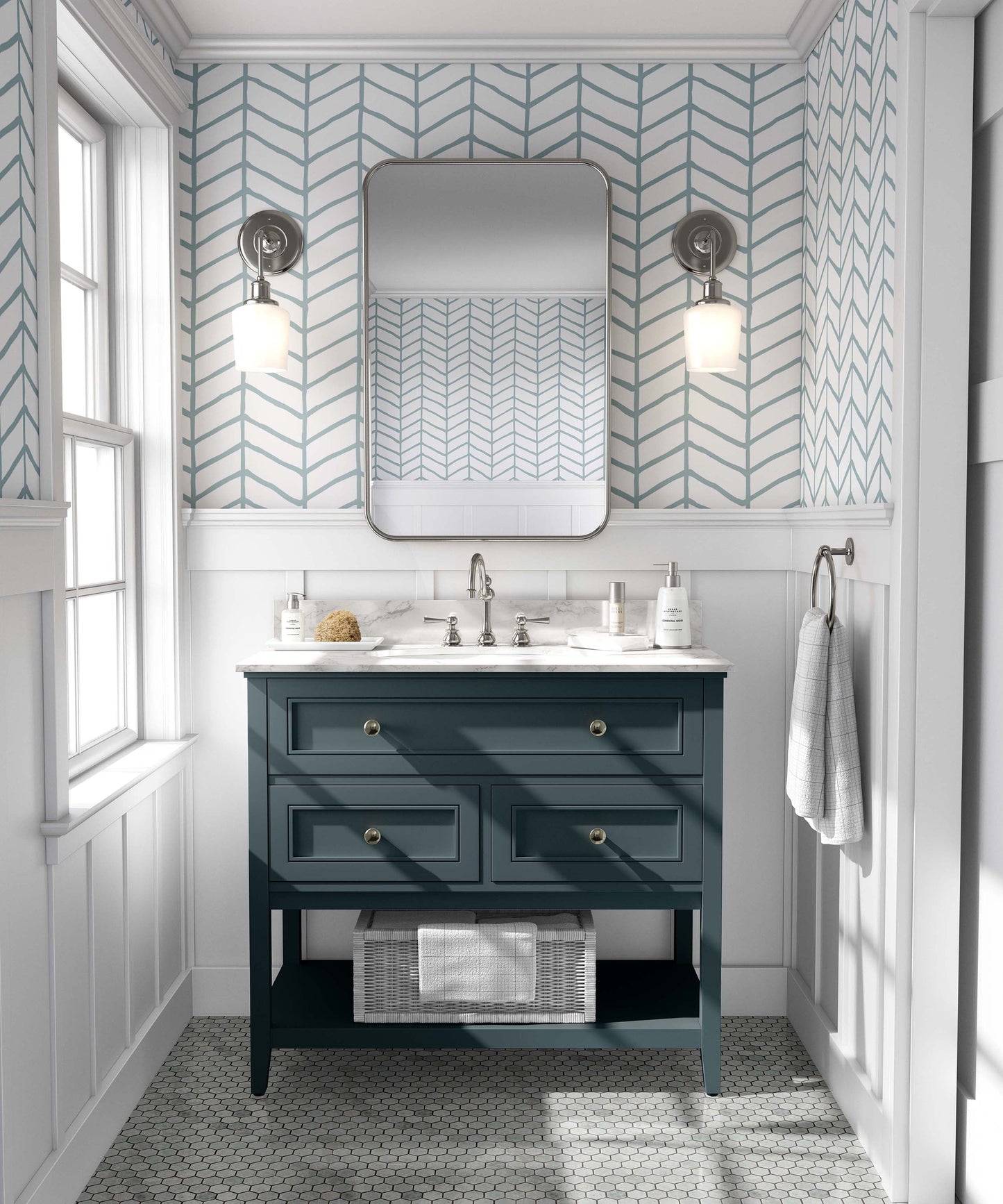 Herringbone Wallpaper