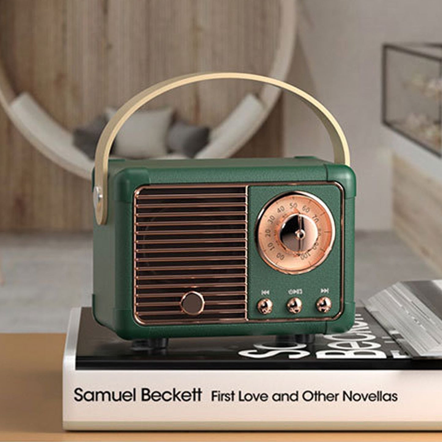 Bluetooth Compact Retro Speakers with Radio - Shopping Warriors