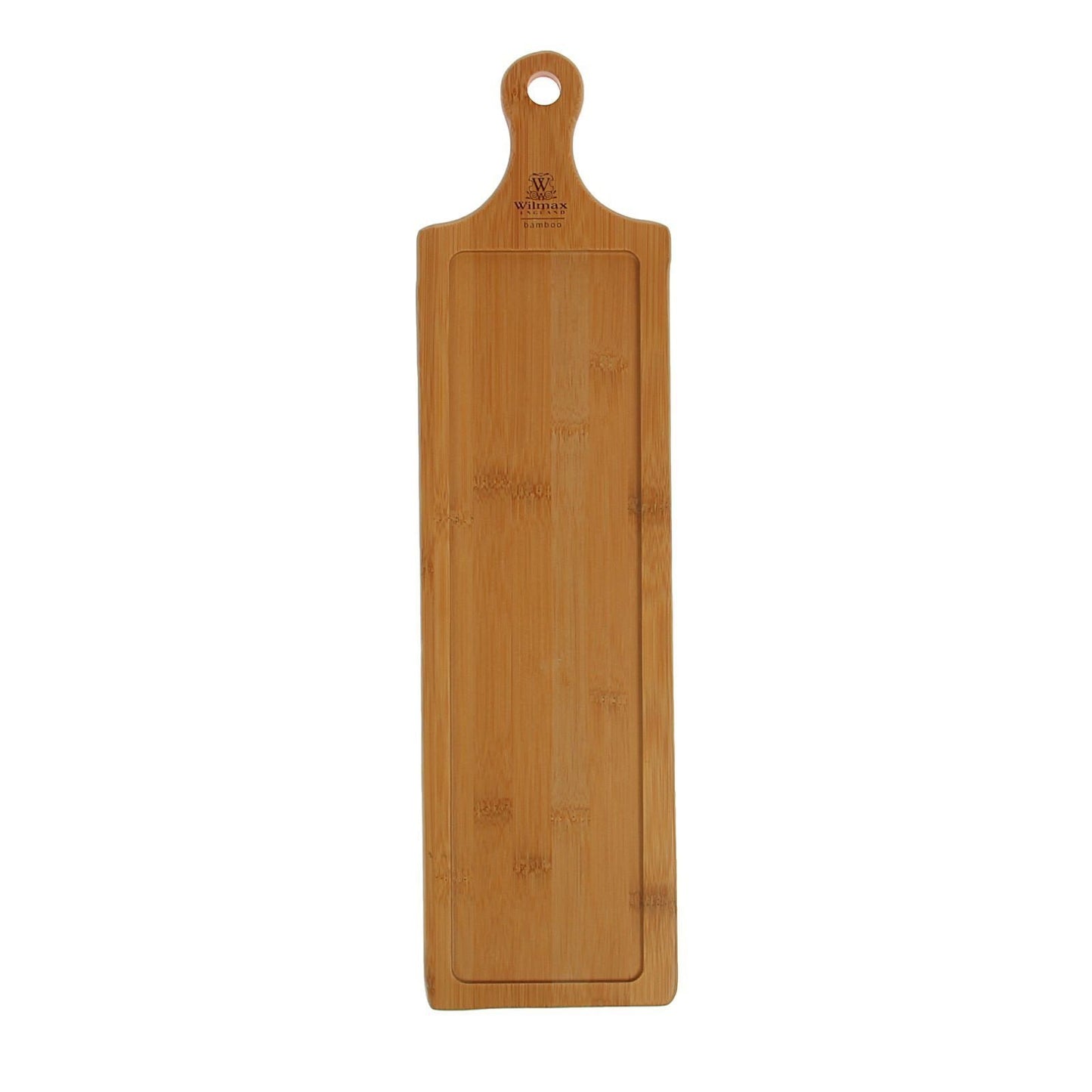 18 X 4.75 inch Bamboo Tray For Appetizers, Barbecue, Burger Online