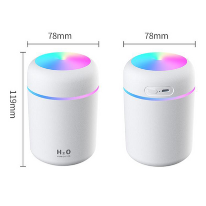 Portable Air Humidifier Aroma Essential Oil Diffuser for Car Home - Shopping Warriors