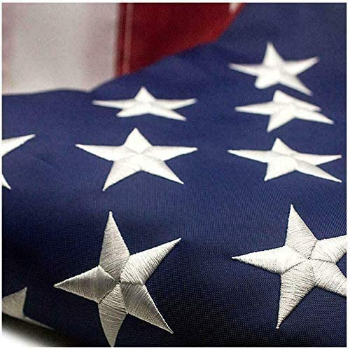 American Flag Outdoor Heavy Duty Embroidered Stars USA Flag - Shopping Warriors