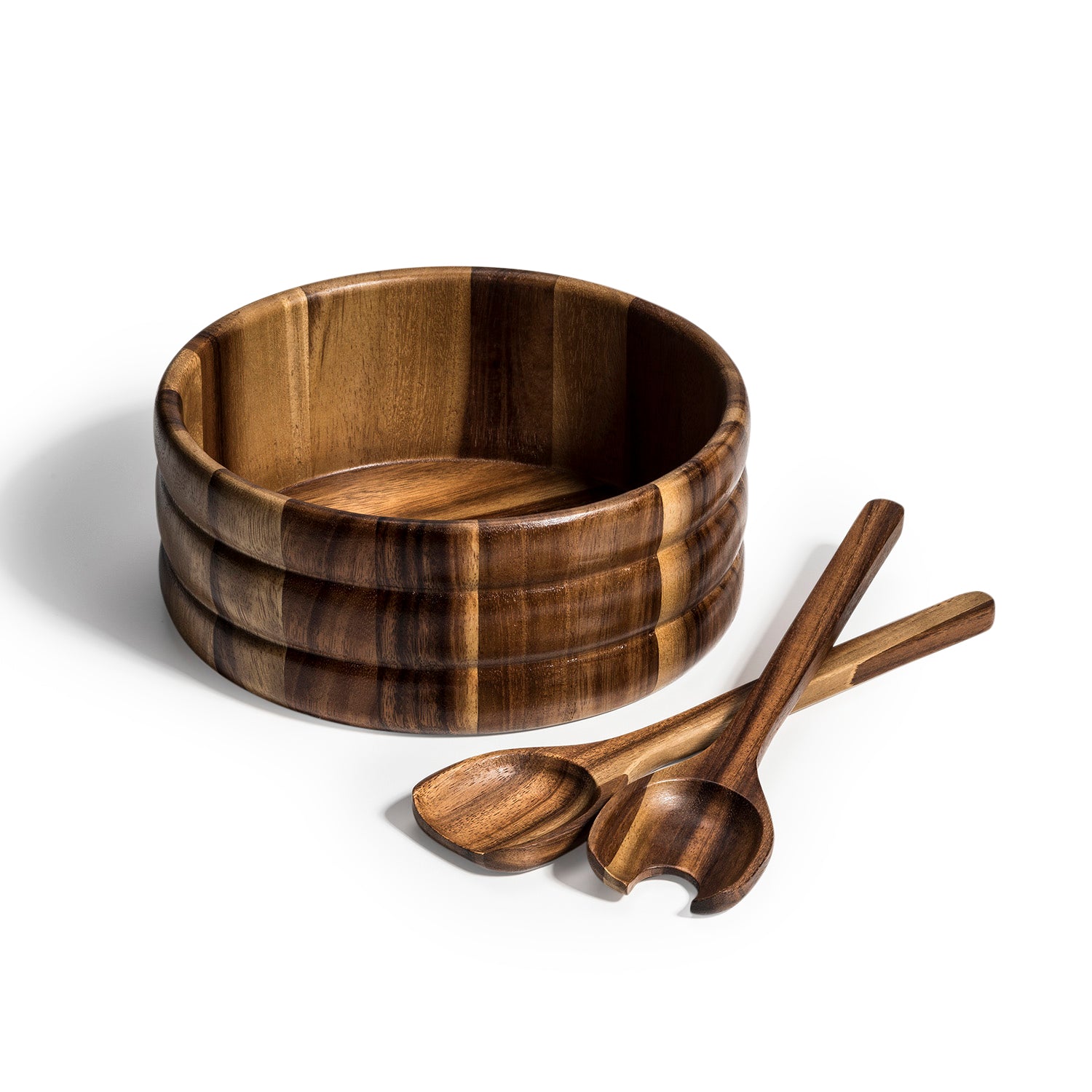 Salad Bowl with Servers - Shopping Warriors