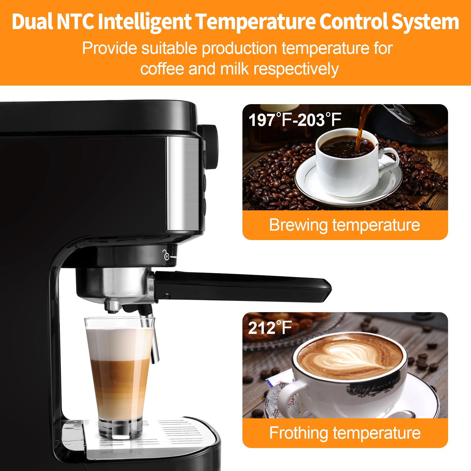 Espresso Machine 20 Bar Coffee Maker Machine - Shopping Warriors