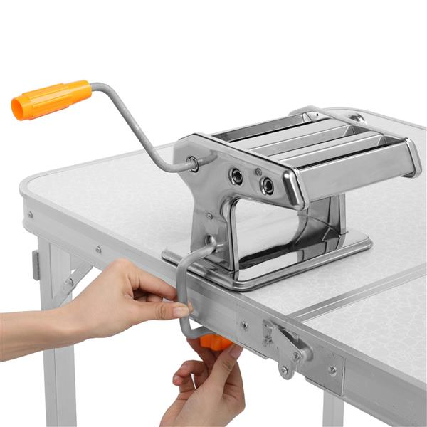 Dual-Blade Stainless Steel Noodle Pasta Maker Machine - Shopping Warriors