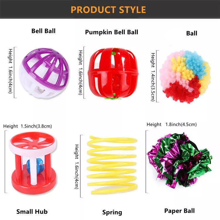 20 pcs assorted cat toys - Shopping Warriors