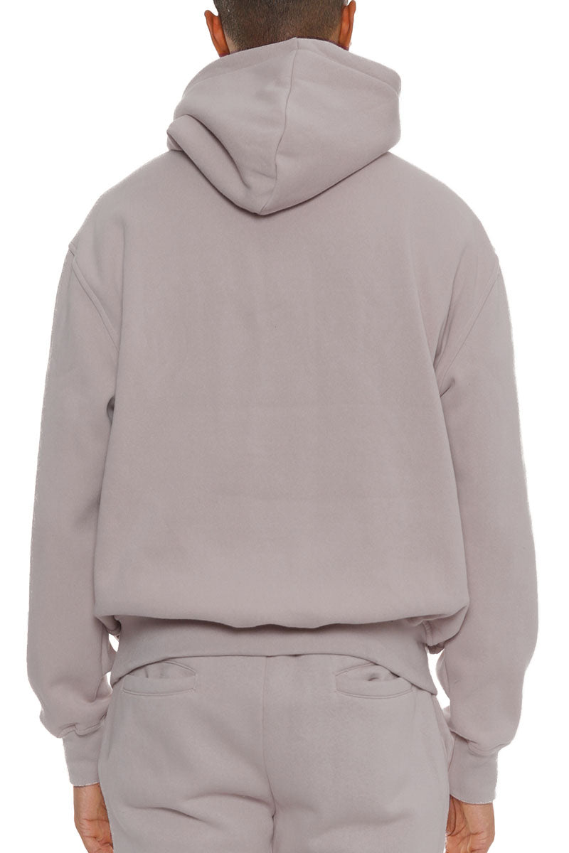 Premium Cotton Blend Hoodie Taupe