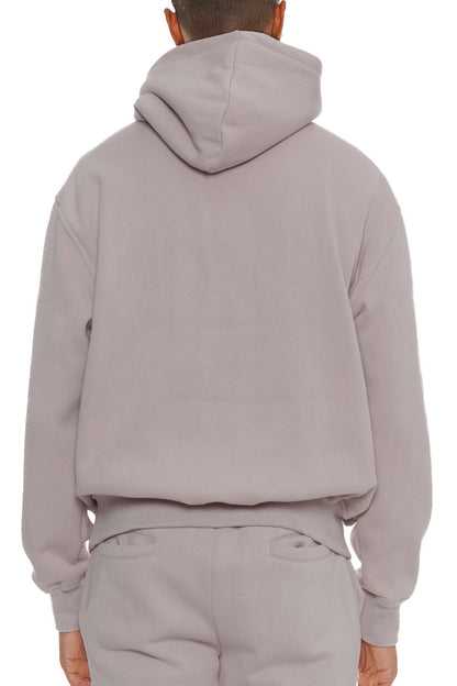 Premium Cotton Blend Hoodie Taupe