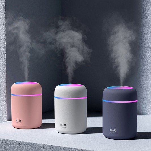 Portable Air Humidifier Aroma Essential Oil Diffuser for Car Home - Shopping Warriors
