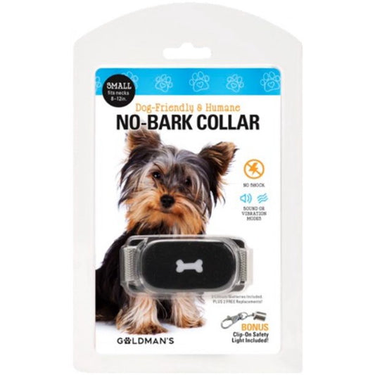 Goldman's No-Bark Training Dog Collar Friendly and Humane - Size Small - Shopping Warriors