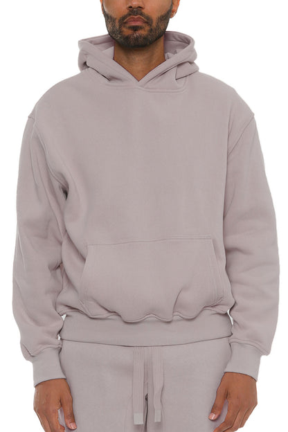 Premium Cotton Blend Hoodie Taupe