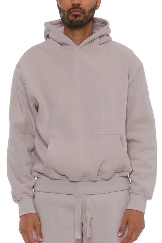 Premium Cotton Blend Hoodie Taupe