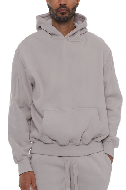 Premium Cotton Blend Hoodie Taupe