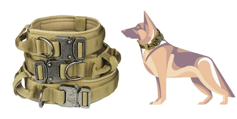 Durable Military Tactical Dog Collar - Shopping Warriors