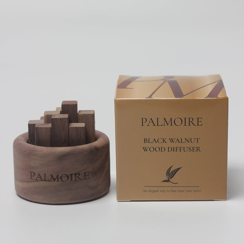 Wood Diffuser - Black Walnut Wood - Shopping Warriors