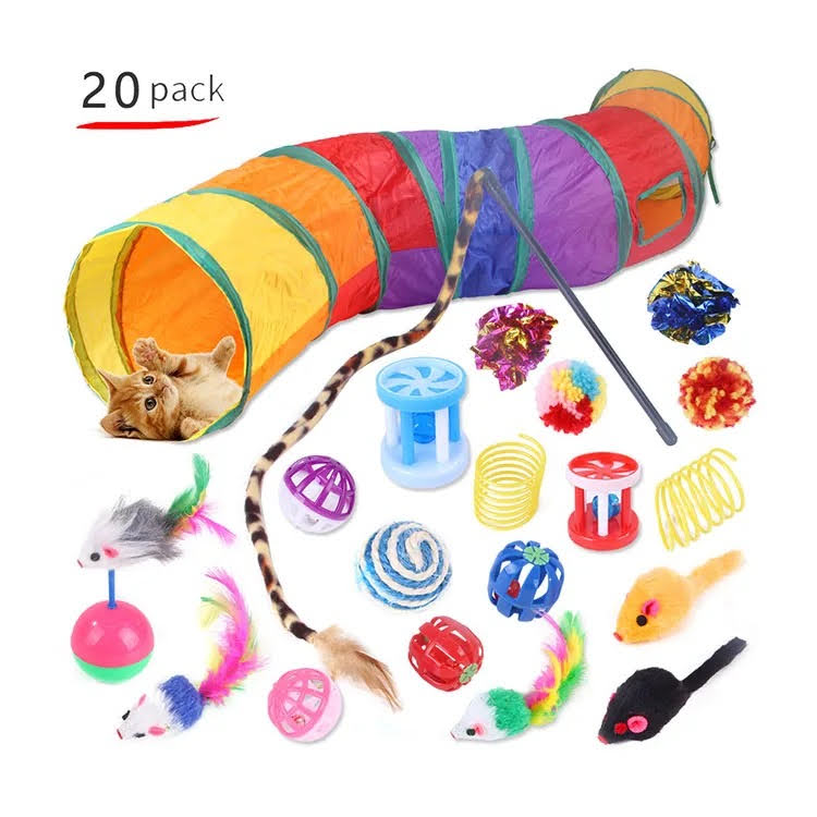 20 pcs assorted cat toys - Shopping Warriors