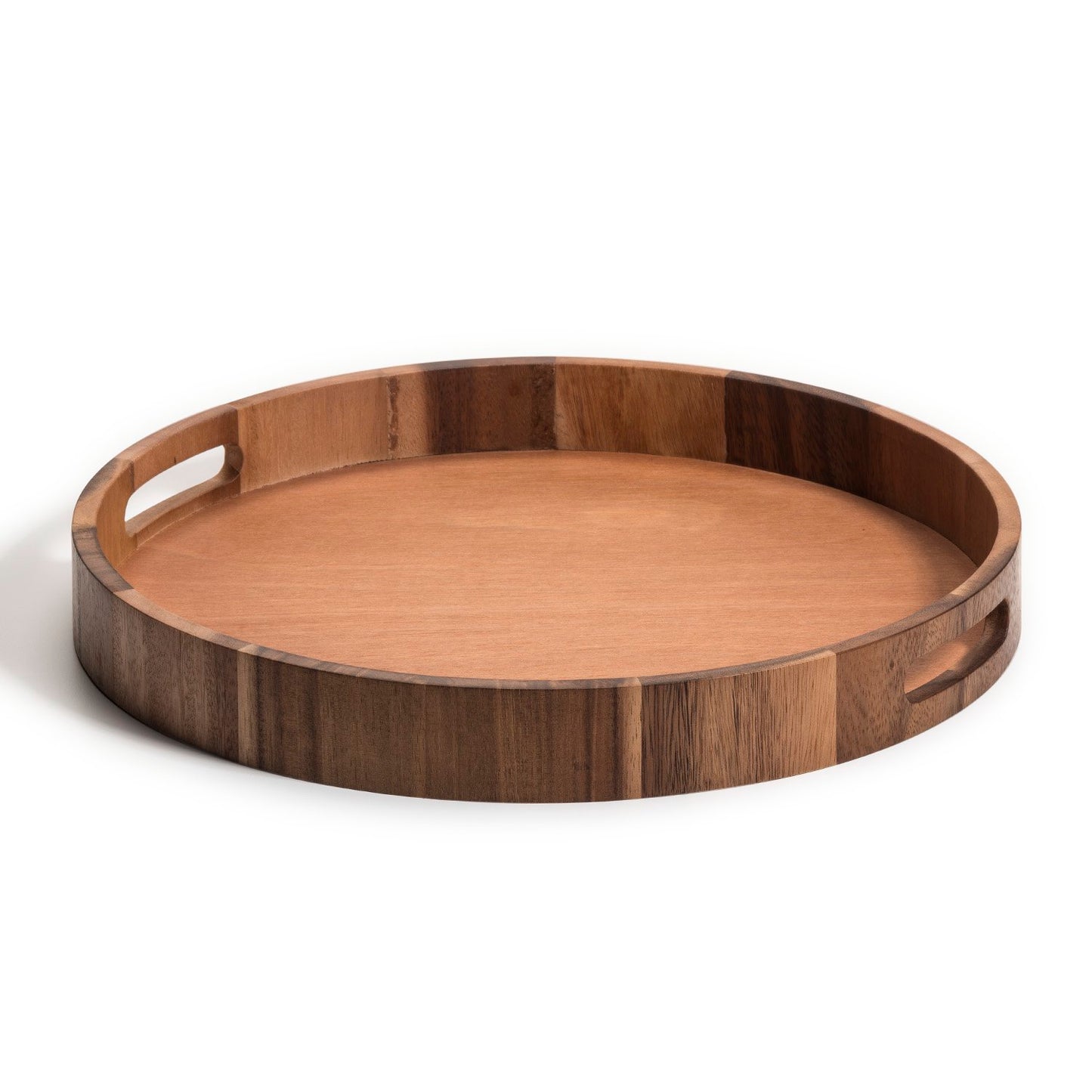 Round Wood Charcuterie Tray - Modern Kitchen Essentials 2024
