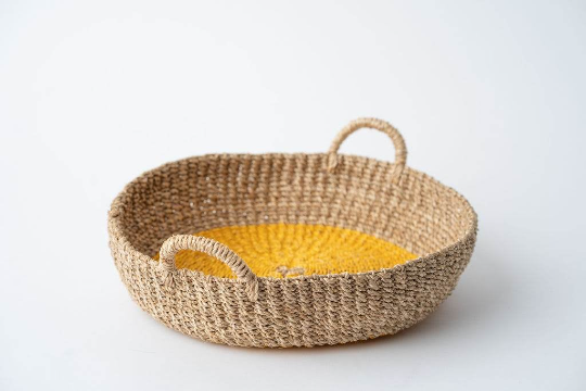 Iris Round Tray I Olive - Shopping Warriors