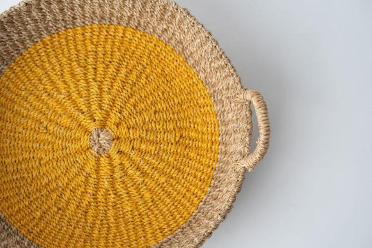 Iris Round Tray I Olive - Shopping Warriors