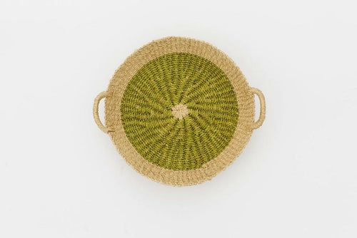 Iris Round Tray I Olive - Shopping Warriors