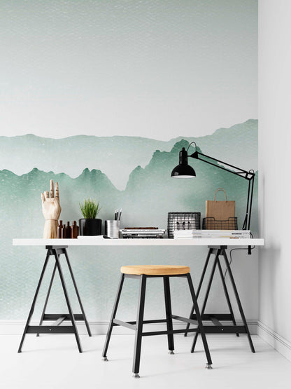 Watercolour Ombre Wallpaper