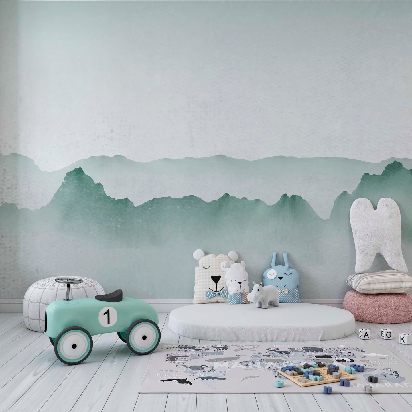 Watercolour Ombre Wallpaper