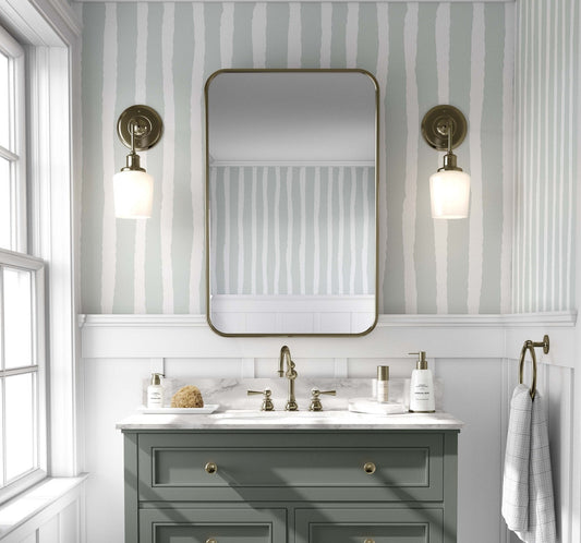Striped Mint Wallpaper