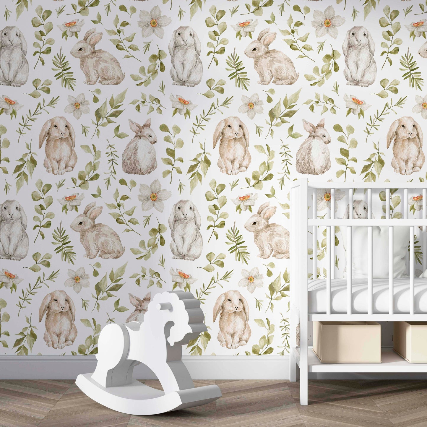 Happy Rabbits Wallpaper