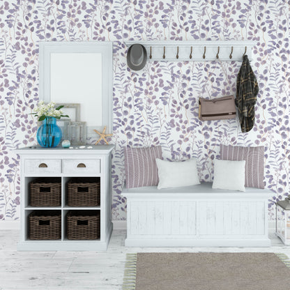 Lilac Eucalyptus Leaves Wallpaper